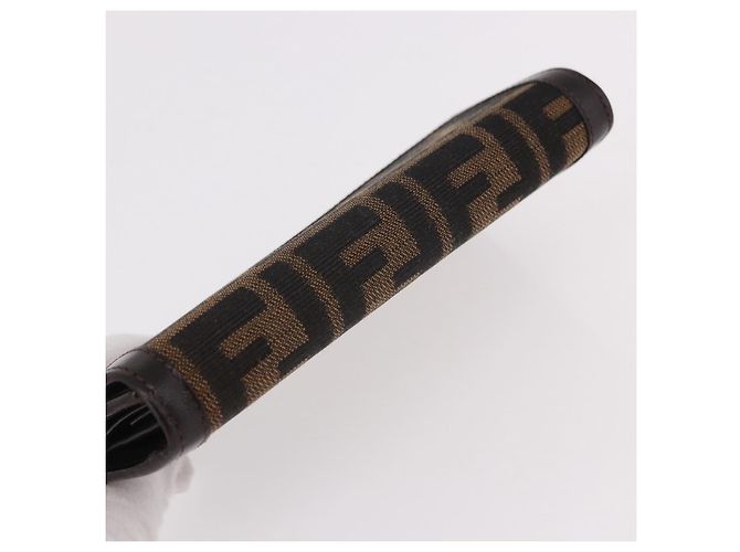 Portafoglio FENDI Zucca Canvas Nero Marrone Auth 191381V - vista 5
