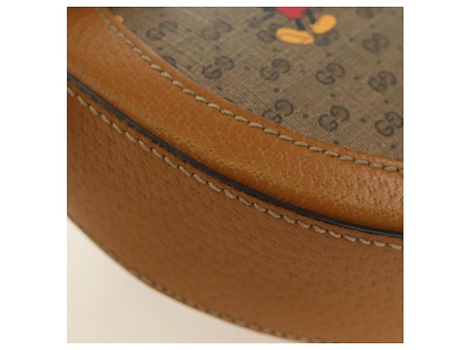 Borsa GUCCI Micro GG Supreme Collaborazione Disney PVC Beige 603938 Auth ep15079M D'oro - vista 16