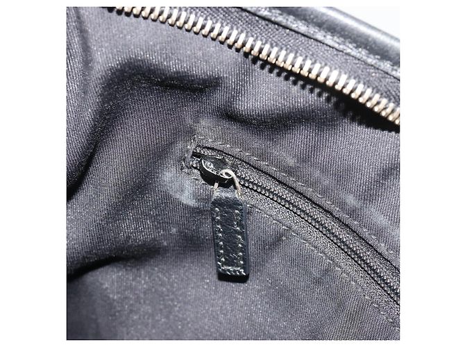 Borsa a Spalla GUCCI GG Canvas Abbey Nera Oro 131326 Auth 191311A Nero D'oro - vista 22