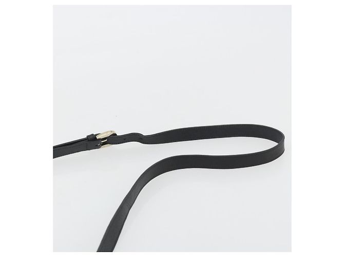 Borsa a Spalla GUCCI GG Canvas Abbey Nera Oro 131326 Auth 191311A Nero D'oro - vista 8