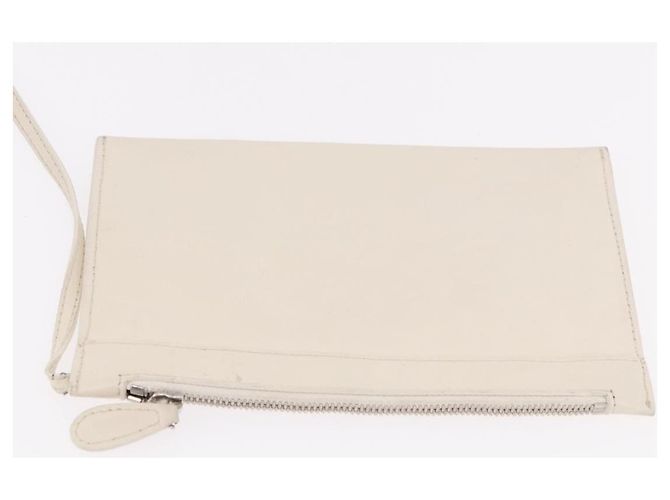 BALENCIAGA Borsa Cabas M Navy in Pelle Bianco Argento 339936 Auth hk3892 - vista 21