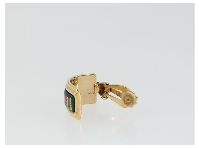Hermès Orecchini HERMES Emile metallici Green Auth BA13857V Verde - vista 4