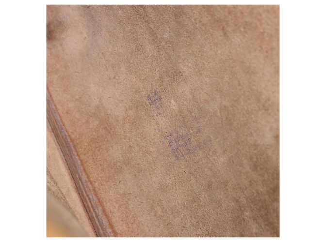 Hermès Borsa a tracolla HERMES Rodeo in pelle Taurillon Beige Gold Auth 190526 D'oro - vista 11