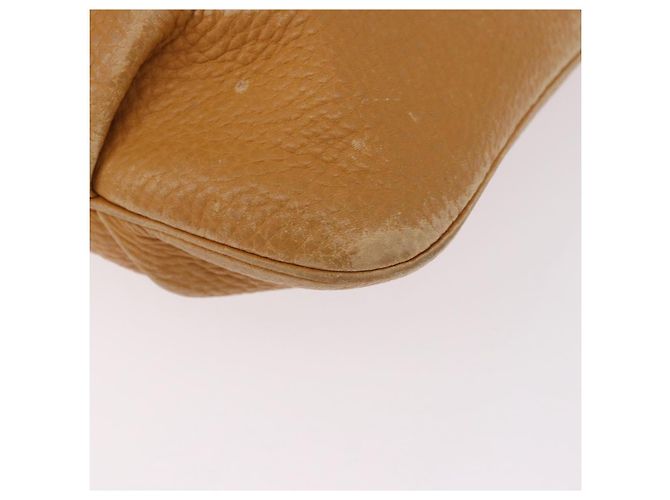 Hermès Borsa a tracolla HERMES Rodeo in pelle Taurillon Beige Gold Auth 190526 D'oro - vista 16