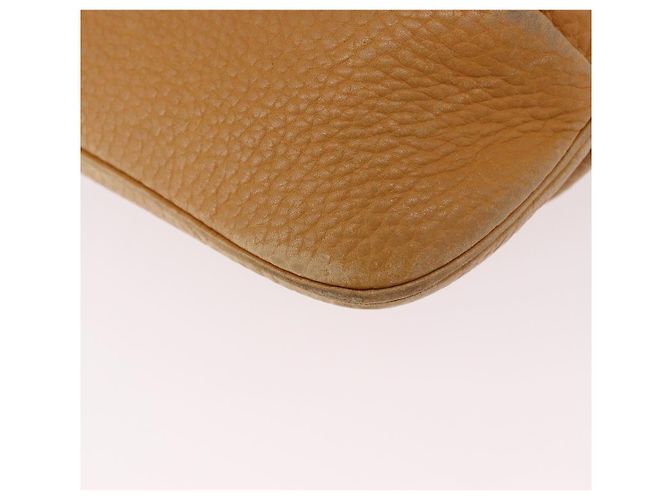 Hermès Borsa a tracolla HERMES Rodeo in pelle Taurillon Beige Gold Auth 190526 D'oro - vista 17