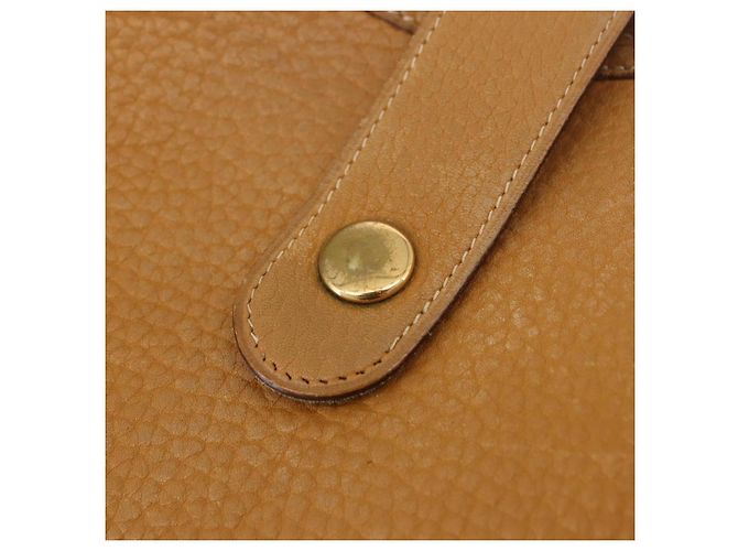Hermès Borsa a tracolla HERMES Rodeo in pelle Taurillon Beige Gold Auth 190526 D'oro - vista 19
