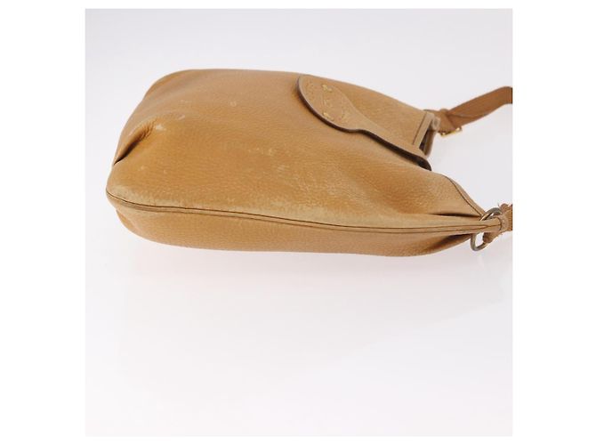 Hermès Borsa a tracolla HERMES Rodeo in pelle Taurillon Beige Gold Auth 190526 D'oro - vista 3