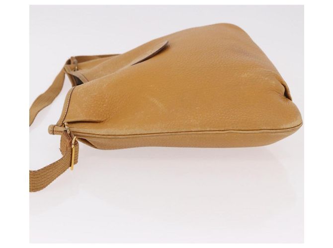 Hermès Borsa a tracolla HERMES Rodeo in pelle Taurillon Beige Gold Auth 190526 D'oro - vista 4