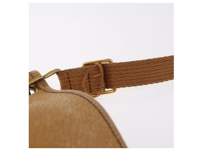 Hermès Borsa a tracolla HERMES Rodeo in pelle Taurillon Beige Gold Auth 190526 D'oro - vista 9
