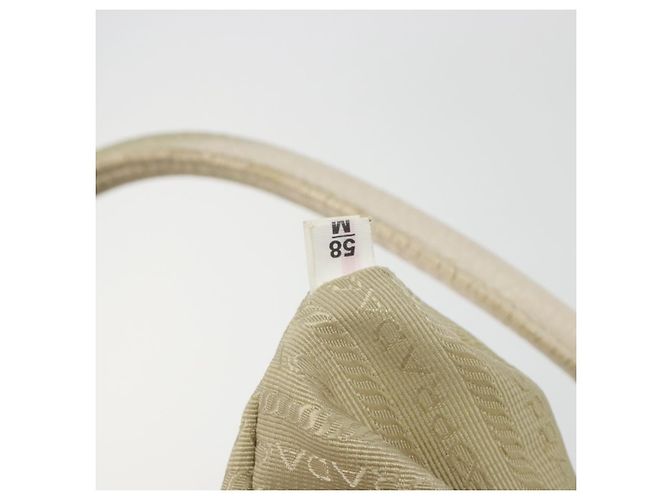 Borsa PRADA Vittero Dino Leather 2way White Gold Auth 190508A Bianco D'oro - vista 11