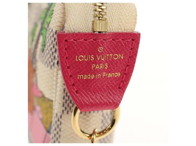 LOUIS VUITTON Damier Azur Vivienne Mini Pochette Accessoires Auth 190031SM - vista 19