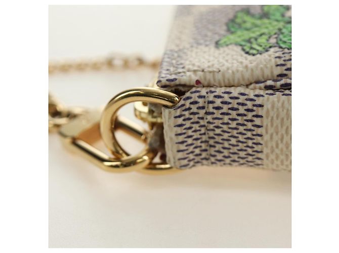 LOUIS VUITTON Damier Azur Vivienne Mini Pochette Accessoires Auth 190031SM - vista 8