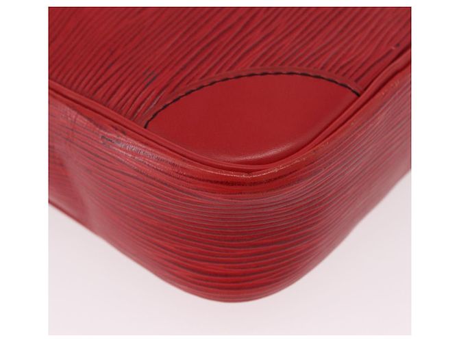 Borsa a Spalla LOUIS VUITTON Epi Danube Rosso M45637 LV Auth 191681 - vista 15