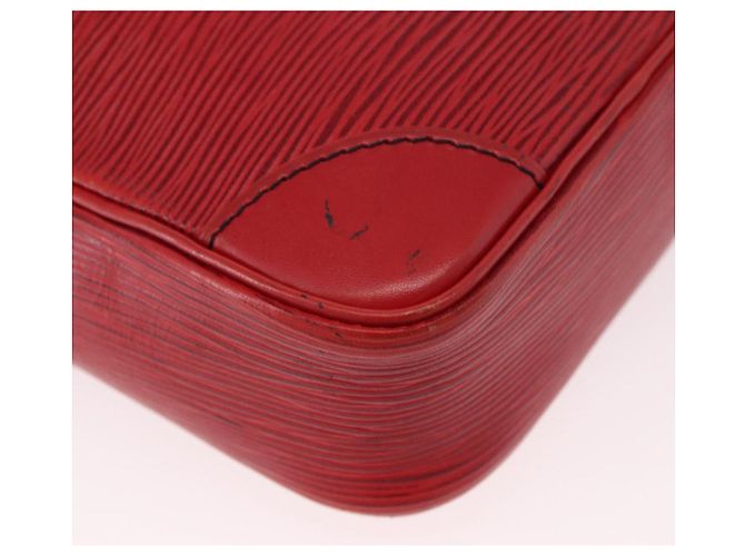 Borsa a Spalla LOUIS VUITTON Epi Danube Rosso M45637 LV Auth 191681 - vista 17