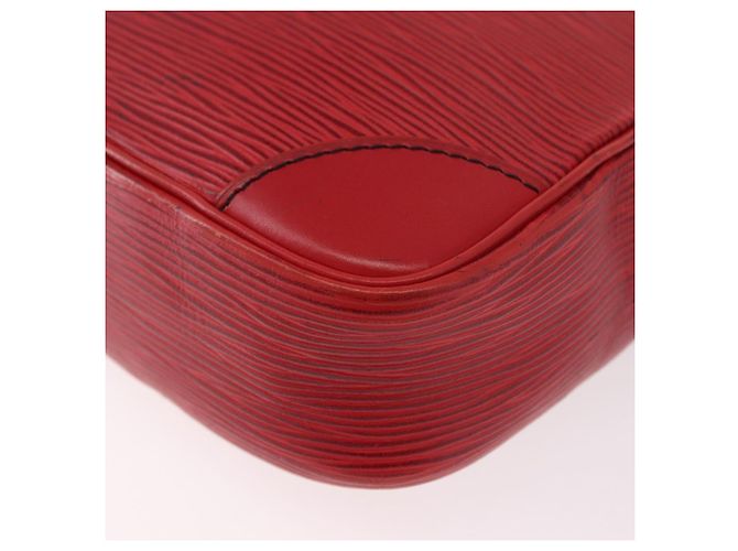 Borsa a Spalla LOUIS VUITTON Epi Danube Rosso M45637 LV Auth 191681 - vista 18