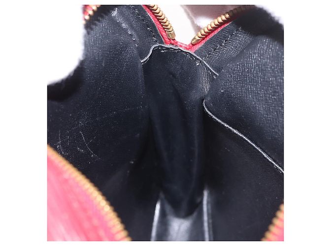 Borsa a Spalla LOUIS VUITTON Epi Danube Rosso M45637 LV Auth 191681 - vista 21