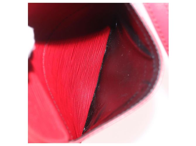 Borsa a Spalla LOUIS VUITTON Epi Danube Rosso M45637 LV Auth 191681 - vista 23