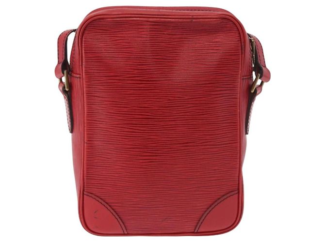 Borsa a Spalla LOUIS VUITTON Epi Danube Rosso M45637 LV Auth 191681 - vista 3