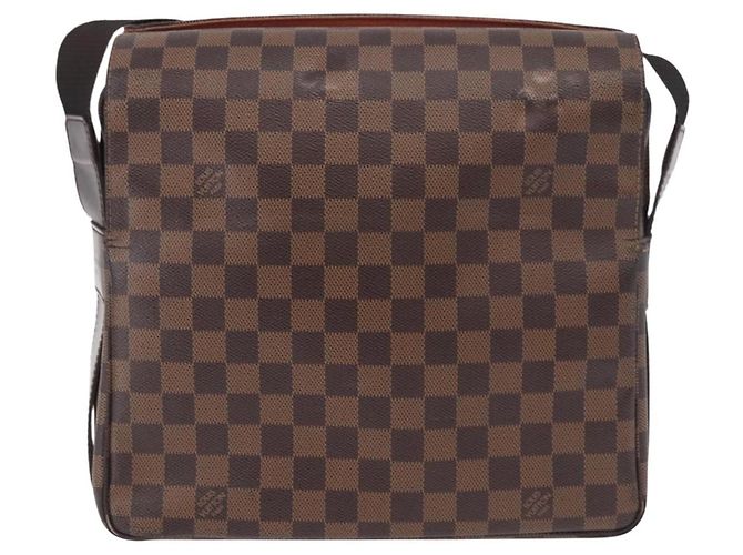 LOUIS VUITTON Borsa a tracolla Damier Ebene Naviglio N45255 LV Auth BA13983 - vista 13