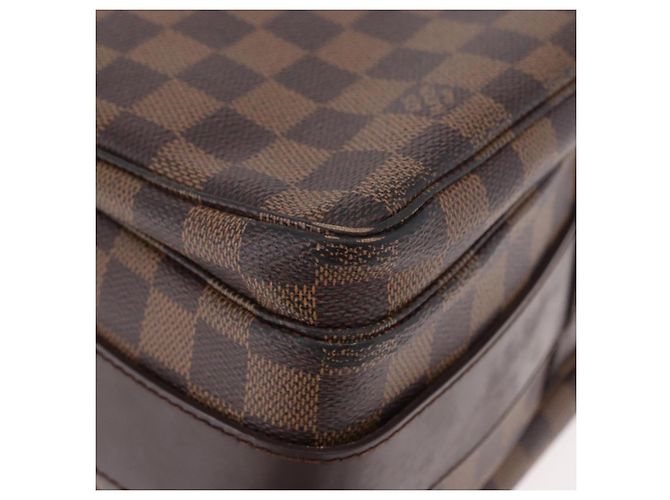 LOUIS VUITTON Borsa a tracolla Damier Ebene Naviglio N45255 LV Auth BA13983 - vista 18