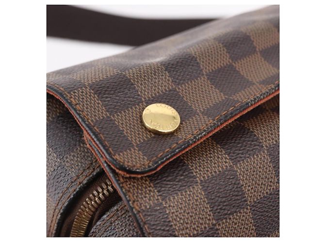 LOUIS VUITTON Borsa a tracolla Damier Ebene Naviglio N45255 LV Auth BA13983 - vista 22
