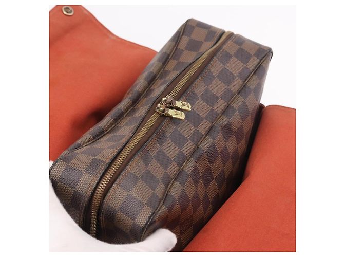 LOUIS VUITTON Borsa a tracolla Damier Ebene Naviglio N45255 LV Auth BA13983 - vista 23
