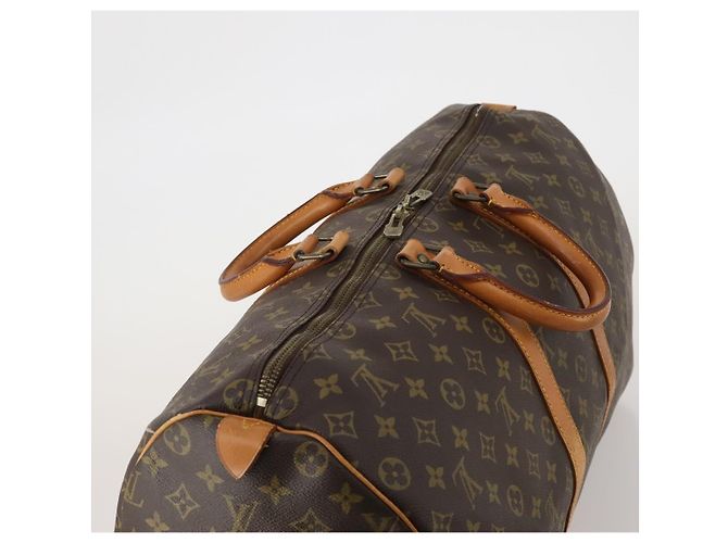 LOUIS VUITTON Borsa Boston Monogram Keepall 50 M41426 LV Auth 188334 Monogramma - vista 6