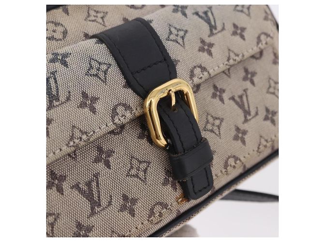 Borsa a Spalla LOUIS VUITTON Monogram Mini Juliet MM Blu M92004 LV Auth BA13789 - vista 18