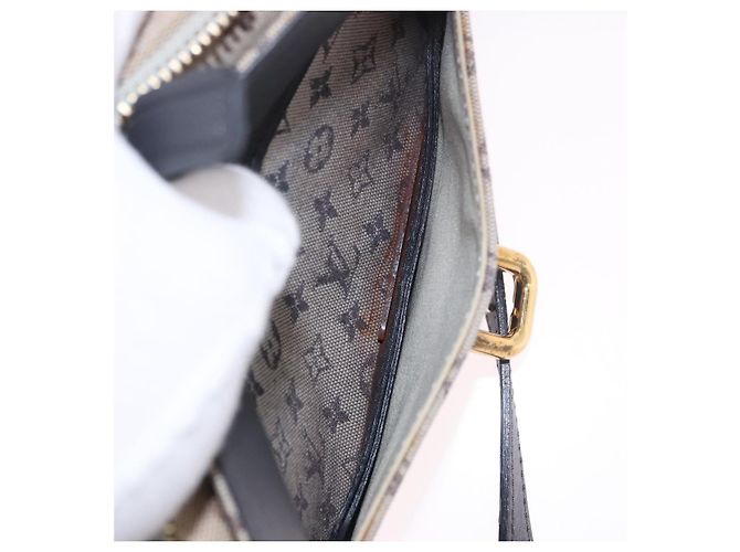 Borsa a Spalla LOUIS VUITTON Monogram Mini Juliet MM Blu M92004 LV Auth BA13789 - vista 23