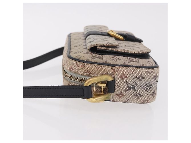 Borsa a Spalla LOUIS VUITTON Monogram Mini Juliet MM Blu M92004 LV Auth BA13789 - vista 4