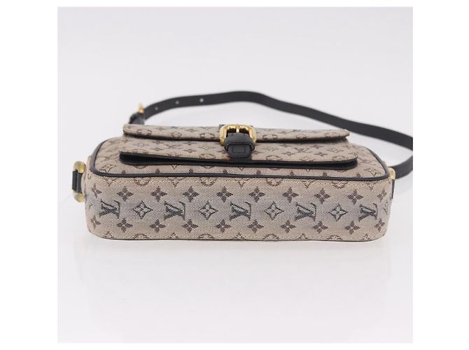 Borsa a Spalla LOUIS VUITTON Monogram Mini Juliet MM Blu M92004 LV Auth BA13789 - vista 5