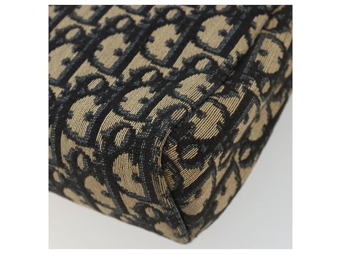 Borsa a tracolla Christian Dior Trotter Canvas Navy Gold Auth BA13955 D'oro Blu navy - vista 15