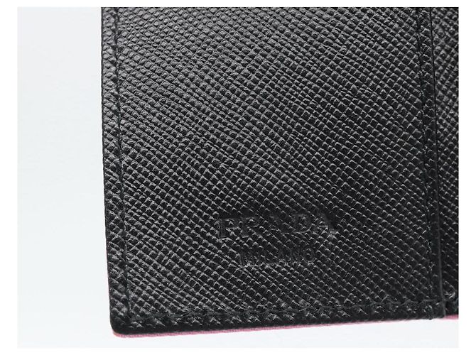 PRADA Key Case Nylon Pink Silver Auth 189428A Silvery - view 18