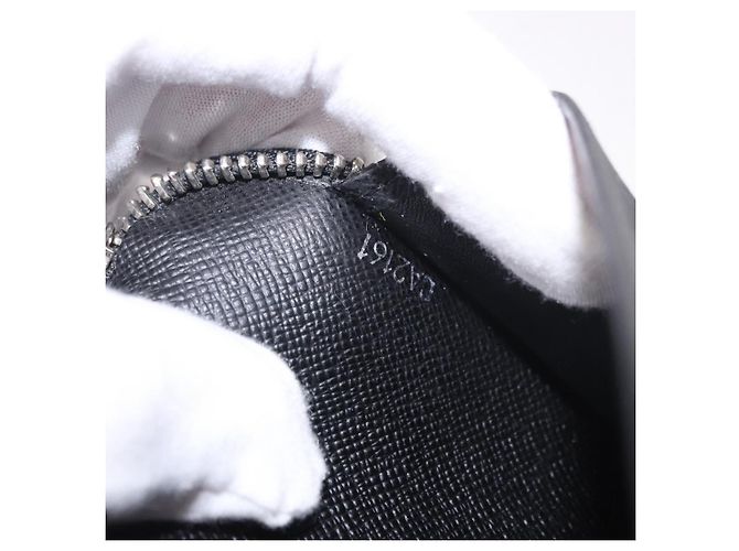 LOUIS VUITTON Damier Graphite Zippy Organizer Long Wallet N63002 LV Auth 191660 Damier ebene - vista 12