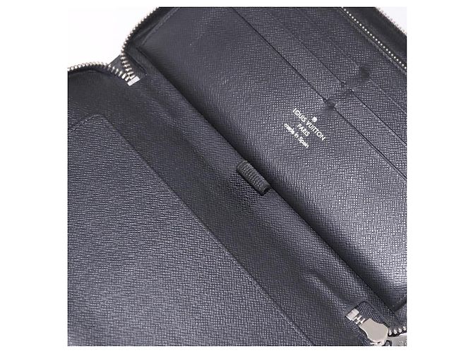 LOUIS VUITTON Damier Graphite Zippy Organizer Long Wallet N63002 LV Auth 191660 Damier ebene - vista 17