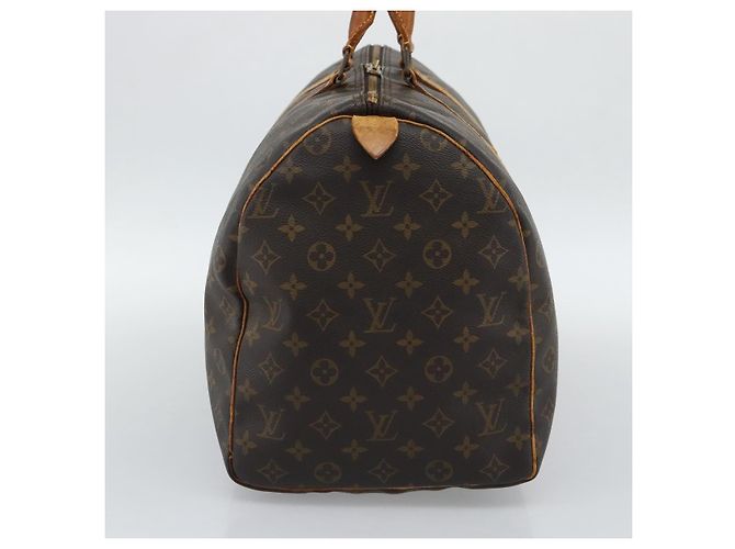 LOUIS VUITTON Monogram Keepall 50 Boston Bag M41426 LV Auth 191635 Monogramma - vista 3