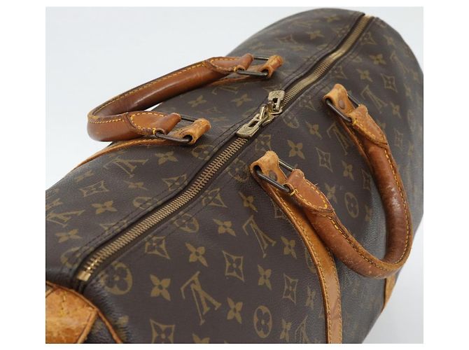LOUIS VUITTON Monogram Keepall 50 Boston Bag M41426 LV Auth 191635 Monogramma - vista 6