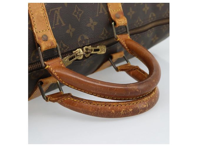 LOUIS VUITTON Monogram Keepall 50 Boston Bag M41426 LV Auth 191635 Monogramma - vista 7