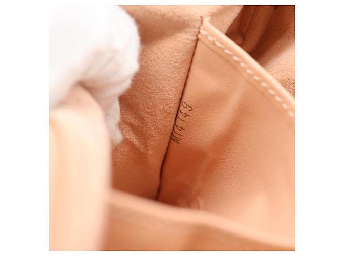 LOUIS VUITTON Pochette Double Zip Damier Ebene Shoulder Bag N60254 Auth ka5157 - vista 12