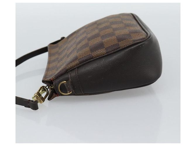 LOUIS VUITTON Damier Ebene Trousse Make Up Pouch N51982 LV Auth 188595A - vista 3