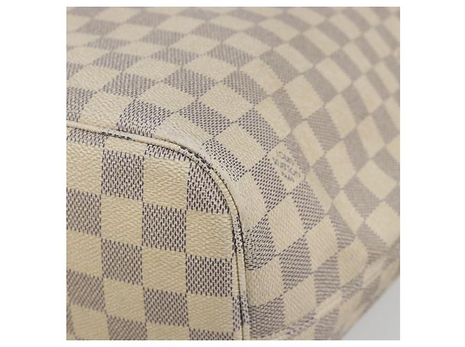 LOUIS VUITTON Damier Azur Neverfull MM Tote Bag N41605 LV Auth 190624 - vista 15