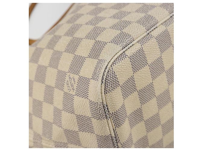 LOUIS VUITTON Damier Azur Neverfull MM Tote Bag N41605 LV Auth 190624 - vista 16