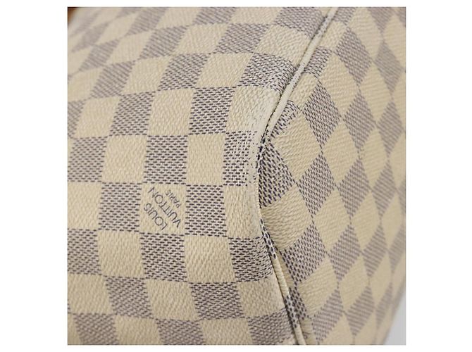 LOUIS VUITTON Damier Azur Neverfull MM Tote Bag N41605 LV Auth 190624 - vista 18