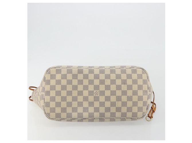 LOUIS VUITTON Damier Azur Neverfull MM Tote Bag N41605 LV Auth 190624 - vista 5