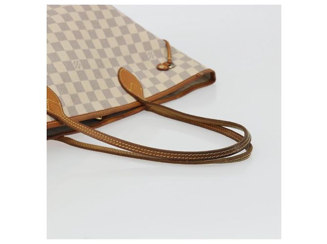 LOUIS VUITTON Damier Azur Neverfull MM Tote Bag N41605 LV Auth 190624 - vista 7