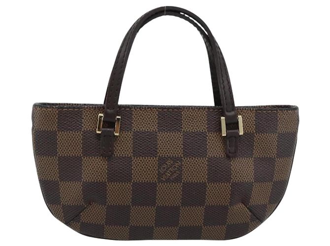 LOUIS VUITTON Damier Ebene Manosque GM Pouch N51120 LV Auth 191521A - vista 13