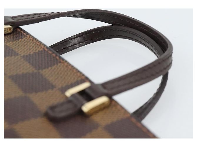 LOUIS VUITTON Damier Ebene Manosque GM Pouch N51120 LV Auth 191521A - vista 8