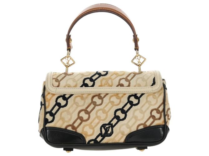 LOUIS VUITTON Pochette Lover Monogram Charm Borsa Avorio M95194 LV Auth 190047SAV Crudo - vista 2