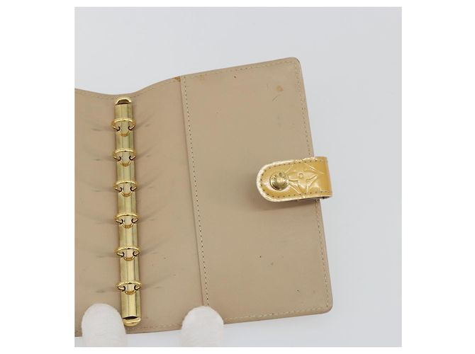 LOUIS VUITTON Agenda PM con funda Monogram Vernis Beige R21001 LV Auth 186685 - vista 22