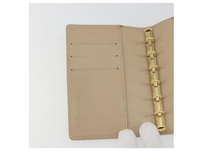 LOUIS VUITTON Agenda PM con funda Monogram Vernis Beige R21001 LV Auth 186685 - vista 23